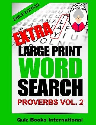 Full Download Extra Large Print Word Search Bible Proverbs Vol. 2 - Mike Edwards | ePub