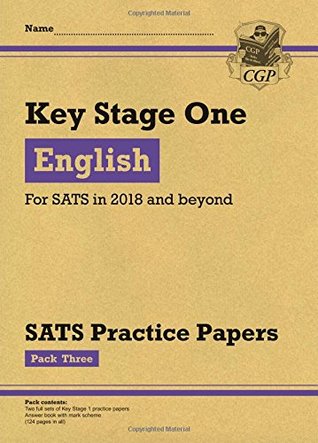 Download New KS1 English SATS Practice Papers: Pack 3 (for the tests in 2018 and beyond) (CGP KS1 SATs Practice Papers) - CGP Books file in PDF