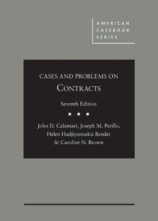 Read Online Cases and Problems on Contracts (American Casebook Series) - John D. Calamari file in ePub