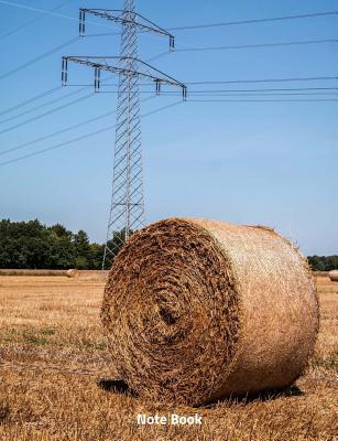 Read Online Note Book: The Hay Roll in a Field, Writing Book, Wide Lined, 200 Paged 7.44 X 9.69 -  file in PDF