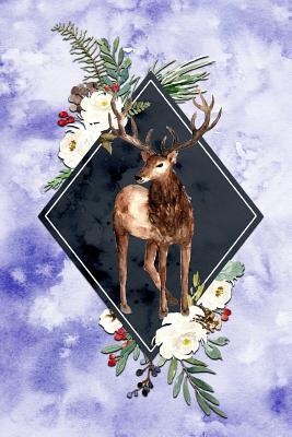 Read Floral Deer Journal: Lovely Deer Flower Frame Watercolor Cover Design - Blank Lined 6' X 9' Notebook 120 Pages -  | PDF