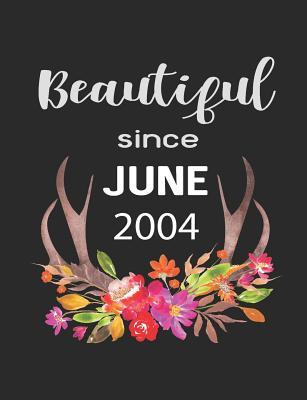 Read Beautiful Since June 2004: 7.44 X 9.69 100 Pages 50 Sheets Composition Notebook College Ruled Book - Family Cutey | ePub