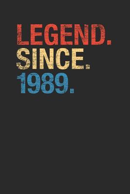 Read Online Legend Since 1989: Dotted Bullet Grid Notebook / Journal (6 X 9) - Birthday Gift and Anniversary Gift - Legend Publishing | PDF