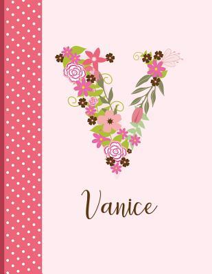 Full Download Vanice: Monogrammed Personalized Lined Journal with Inspirational Quotes - Panda Studio file in PDF