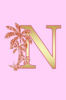 Read Online N: Letter N Monogram Pink Palm Tree Notebook & Journal - Dream Darling Journals | ePub